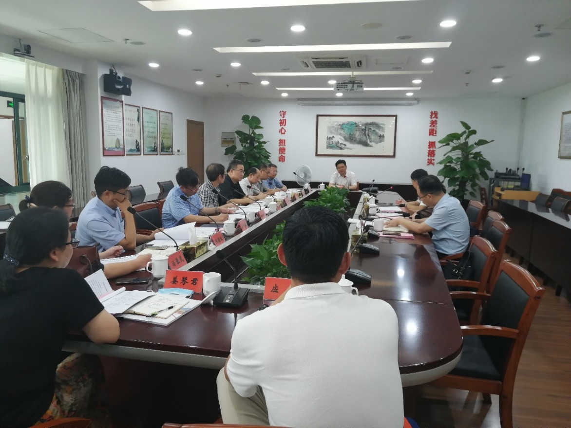 天台县赤城街道领导来校洽谈合作事宜